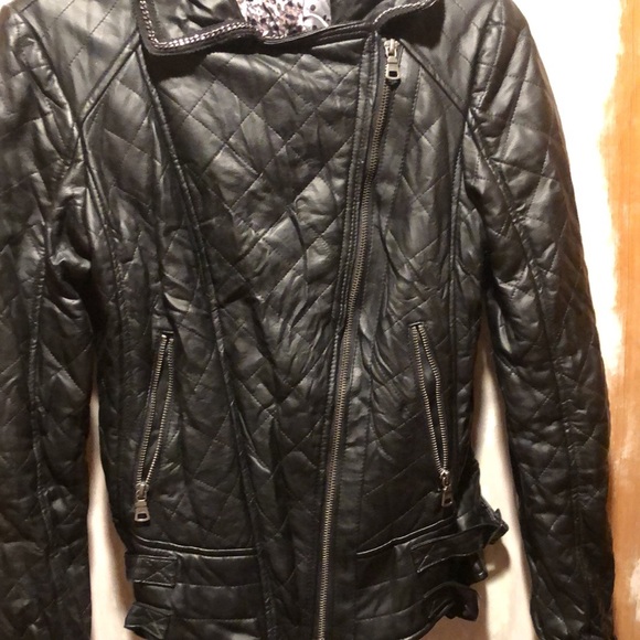 Guess Faux Leather Jacket - Picture 4 of 11